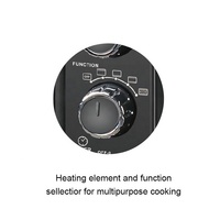 Mini four électrique multifonction 48l domestique pour la cuisson du pain et la fabrication de pizza avec CE