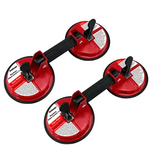 Cangkir Hisap Vakum Silikon Ekstra Berat, Kaca Penyedot untuk Kaca Menghilangkan 10 Inci Pekerjaan Berat Tiga Cangkir Penghisap Vakum - Product Image 1