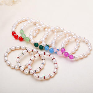 Freshwater Pearl <b>Bracelet</b> for Women Bohemian Style Elegant <b>Elastic</b> Ring Design for Summer Wear Zhuji Fashionable <b>Bracelet</b> - Product Image 1