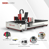 Machine de découpe laser à fibre industrielle pour métaux, combinée tôle et tube, découpeuse CNC avec source Max Photonics haute précision