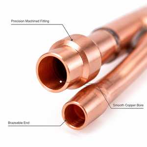 Conector en Y de Cobre Refnet para VRV/VRF, Tubería de Derivación para Aire Acondicionado <span class=keywords><strong>Daikin</strong></span> 22T 33T 72T 73T, Accesorio de Refrigerante - Product Image 5