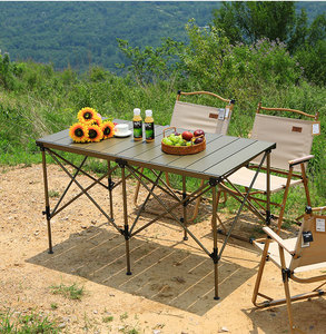 Mesa Plegable Ultraligera <span class=keywords><strong>de</strong></span> Aleación <span class=keywords><strong>de</strong></span> Aluminio Portátil para Exteriores, para Acampar, Hacer Picnic, Asar a la Parrilla y Comer - Product Image 6