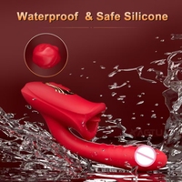 Vibrateur Dildo pour Femme, Stimulation Clitoridienne et du Point G, Masturbateur Vaginal, Jouets Sexuels pour Couples