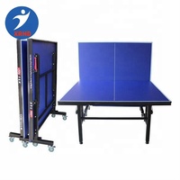 Chine vente chaude tables de ping-pong d'intérieur utilisé 25mm intérieur utilisé bleu table tennis peinture