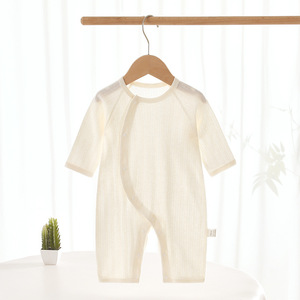 Pelele de Verano para Bebé, Fino, de Algodón Puro, Ropa para Recién Nacido, Pijama para Aire Acondicionado, Mono para Bebé Niña, Traje para Gatear - Product Image 3