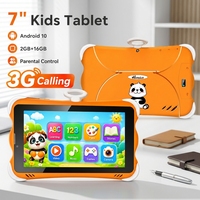 Tableta Infantil Multicolor de 7 Pulgadas, Computadora Educativa, Adecuada para Estudiantes y Entretenimiento