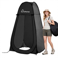 Tente de douche pop-up d'été - Conception sans maille UPF30+ |   Sac de transport compact, léger et résistant à l'eau pour le camping en plein air