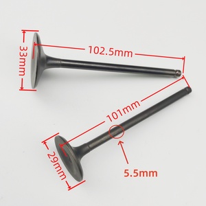 Kit de Válvulas de Admissão e Escape para Motocicletas CB400ss XR400 NX400 NX4 TRX400EX - Peça de Motor 14711-KCY-670 - Product Image 4