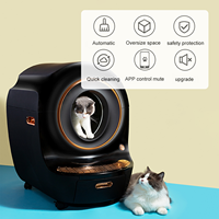 Nouveau design extra large chat toilette autonettoyant intelligent automatique intelligent chat litière avec caméra