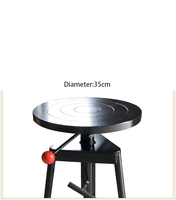35cm Kreisförmige Schnitzdrehscheibe Töpferei-Drehplattform Drehtisch für Ton