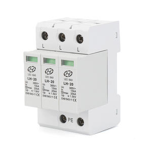 एसी सफेद 3 पी स्ड 385v/10ka/20ka t2 1500v बिजली संरक्षण आवश्यक सौर प्रणाली वृद्धि वृद्धि के लिए 1000v प्रमुख घटक - Product Image 2