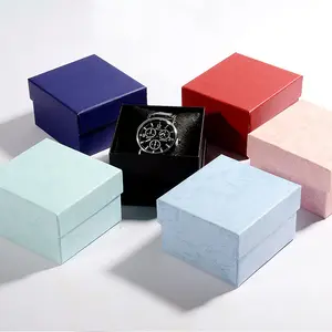 High Quality Colorful Watch Packing Box Logo Custom