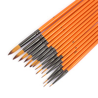 Juego de Pinceles de Precisión con Punta Fina de Nylon, Pincel para Acuarela, Lápiz para Delinear, Herramientas para Manualidades, Pintura DIY, Materiales de Arte