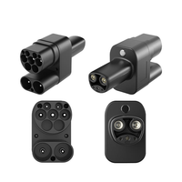 Adaptateur de chargeur EV DC CCS2 Type 2 vers prise EV Tesla Niveau 2 Compatible 1000V DC/240V AC