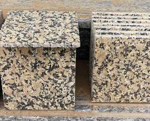 Granito amarillo texturizado con diamante dorado de losa grande moderna pulida barata para diseño de parque interior y exterior - Product Image 4