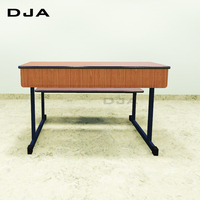 Banc d'écolier moderne, chaise de classe, mobilier scolaire, table et chaise doubles, ensemble durable en bois et plastique