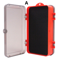 Vente en gros de boîte à appâts P2 boîte fendue double face 127g boîte d'accessoires en plastique portable ensemble d'appâts souples à crochet en plomb