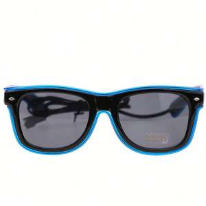 Gafas de Fiesta Brillantes al por Mayor, Unisex, para Hombre y Mujer, Regalo, Gafas LED con Cable EL Rojo, Verde y Amarillo - Product Image 5