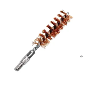 Stainless Steel Bore Brush Bronze Wire Brush for Power Drill Cleaning with Hex Shank Handle