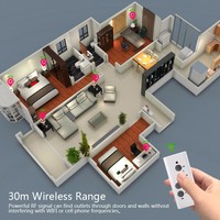 Prise intelligente sans fil avec télécommande, 230V, norme allemande, ensemble de prises pour la maison