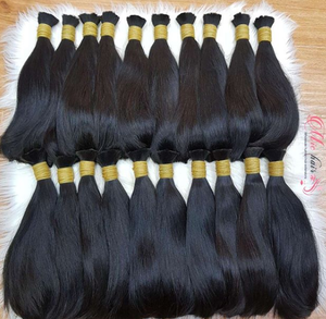 Cabello humano Natural de doble estiramiento, cutícula marrón alineada, virgen, sin químicos, vendedores de cabello humano de Vietnam - Product Image 2