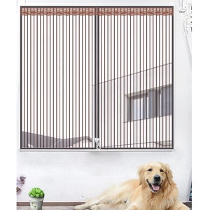 Cortina de pantalla de ventana simple con apertura de cremallera media adhesiva - Product Image 1