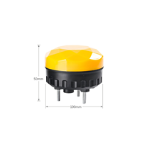 Feux d'avertissement sonores et lumineux à LED en matériau PC, protection IP65, pour équipements industriels et autres applications – Vente chaude