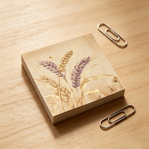 Wheat Field Design Memo Pad 70 Sheets Per Pad For Office School Use - Product Image 1