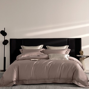 Housse de couette en dentelle double creuse de luxe légère de style italien en coton 100TC 100 super fins pour toutes les saisons - Product Image 3