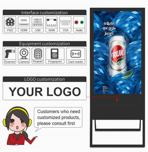 Mạng Hoặc Usb Flash Drive Điện Thoại Di Động Miễn Phí Đứng Lcd Nhà Hàng Quảng Cáo Hiển Thị Kỹ Thuật Số Biển - Product Image 4