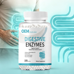 Tabletas de Enzimas Digestivas al por Mayor OEM, Suplemento para la Salud Intestinal, Probiótico - Product Image 1