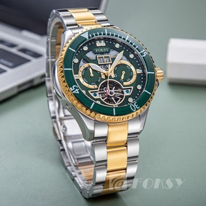 Reloj de Diseño OEM ODM con Logo Personalizado para Hombre Reloj Mecánico Automático con Calendario Impermeable de Negocios Tourbillon - Product Image 1
