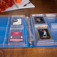 Protège-cartes pour cartes de sport gradées, cartes de baseball, et pages de protection pour classeurs à 3 anneaux