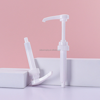 Bouteilles en plastique transparentes OEM vides de 750 ml avec pompe pour sirop, confiture, miel, beurre de cacahuète et mayonnaise
