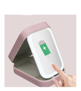 2025 Smart Cosmetic <b>Case</b> With Mirror Travel <b>Makeup</b> Bag Small Cute Female Beautician Skincare Product <b>Makeup</b> <b>Case</b> for Women - Product Image 4