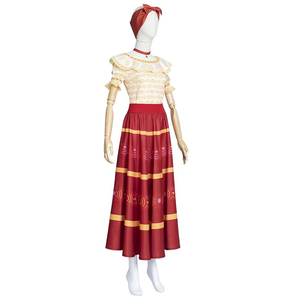 2024 <span class=keywords><strong>Encanto</strong></span> magique pleine <span class=keywords><strong>maison</strong></span> Cosplay Costume Madrigal Dolores robe pour femmes DISP-012 - Product Image 5