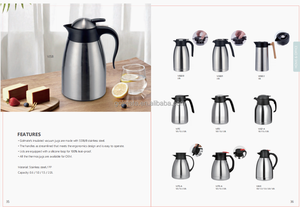 Pichet sous vide <span class=keywords><strong>1L</strong></span> 1.5L 2L en acier inoxydable isolé double paroi <span class=keywords><strong>thermos</strong></span> cafetière pour thé - Product Image 4