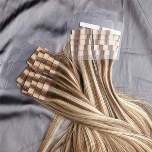 Extensiones de Cabello Humano Rubias con Cinta Adhesiva de Silicona Súper Invisible para Rizos, 3m, Doble Cara, con Removedor Eléctrico - Product Image 6
