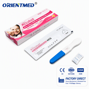 Kit para Mujer, Prueba <span class=keywords><strong>de</strong></span> <span class=keywords><strong>Embarazo</strong></span> en Línea al por Mayor, Tiras <span class=keywords><strong>de</strong></span> HCG <span class=keywords><strong>de</strong></span> Marcas Turcas para 3 <span class=keywords><strong>Semanas</strong></span>, Tiras y Casetes en un Solo Paso - Product Image 1