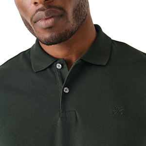 Camisas de Manga Corta para Hombre, Antiarrugas, de Color Sólido, Servicio ODM, 100% Algodón, Casuales y Elegantes para Oficina y Eventos - Product Image 4