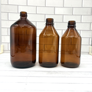 Amber Glass Reagent Medical Grade 1L Flaschen mit licht blockierender Schutz funktion für die Verwendung im Labor für Apotheken compound ierung - Product Image 3