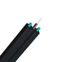 Venta al por mayor de cable de fibra óptica para interiores G657A1 GJYXFCH 1 núcleo Ftth Cable de caída 1km Cable de caída de fibra óptica 1 núcleo