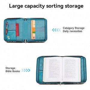 Free Sample PU Leather Church Bag Portable <b>Bible</b> Bag Carrying <b>Case</b> Fashion <b>Bible</b> Cover - Product Image 3
