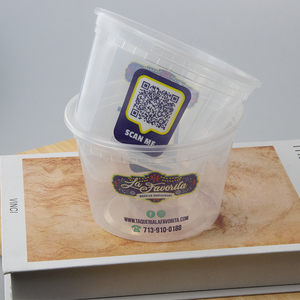 Mẫu miễn phí BPA free 16oz rõ ràng vòng nhựa dùng một lần Deli <span class=keywords><strong>container</strong></span> - Product Image 6