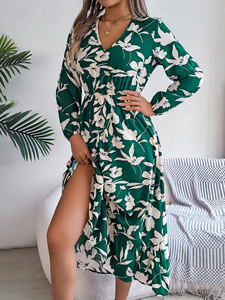 <span class=keywords><strong>Robe</strong></span> maxi d'été à imprimé <span class=keywords><strong>plage</strong></span> Sheines, couleurs mélangées, col en V, <span class=keywords><strong>robe</strong></span> <span class=keywords><strong>de</strong></span> <span class=keywords><strong>plage</strong></span> décontractée, vêtements pour femmes, robes décontractées, marque PKU - Product Image 6