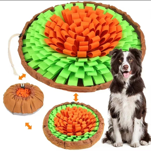 Tapis de recherche olfactive pour <span class=keywords><strong>chien</strong></span> en feutre, jouet puzzle interactif, mangeoire lente, enrichissement pour animaux, multicouche, antidérapant, conception d'entraînement - Product Image 3