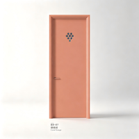 Porte en bois laqué blanc mat, style français, insonorisée, étanche, pour villa, salon, sur mesure, OEM, vente en gros