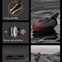 Inveer IPX65 bluetooth casque design robuste étanche casque BT pour moto ou conduite en plein air modèle X1