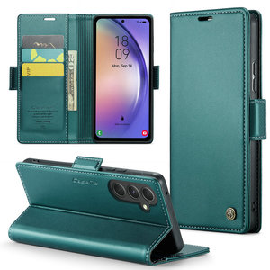 Étui en cuir à rabat magnétique CaseMe avec recharge sans fil, <span class=keywords><strong>protection</strong></span> RFID pour A54 - Design professionnel, antichoc - Product Image 4