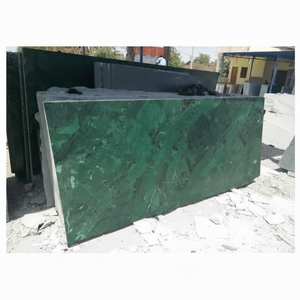 Dalle de marbre vert poli pour hôtels de luxe, villas, revêtement de sol intérieur, garantie 1 an - Product Image 1